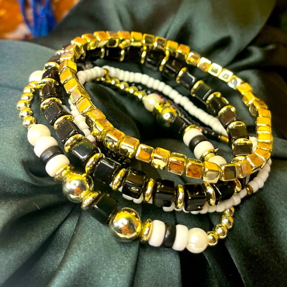 Bohemian glass Bracelet set - Picture 9 of 13